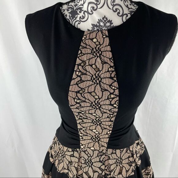 Anthropologie Eva Franco Strata Lace Flare Dress - Picture 3 of 10
